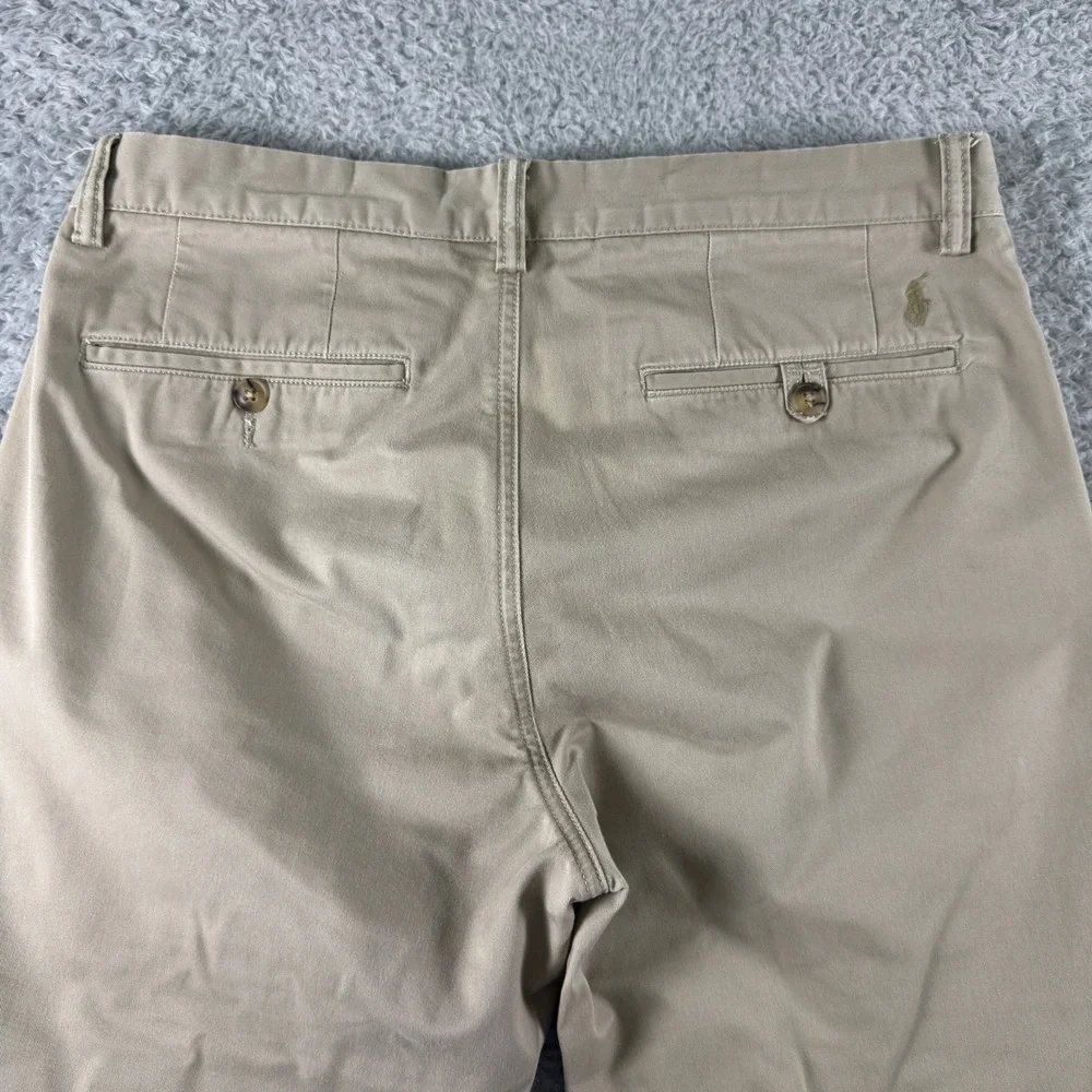 Polo Ralph Lauren Mens Straight Fit Chino Pants Khaki Beige 31x32